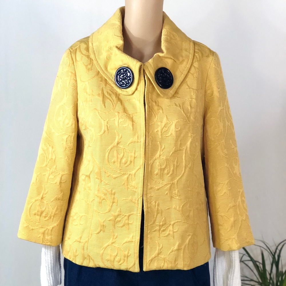 ☀️Yellow 3/4 Length Sleeve Jacket